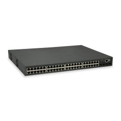 LevelOne 52-Port L3 Lite Managed Gigabit PoE Switch, 4 x 10GbE SFP+, 48 PoE Outputs, 400W PoE Power Budget