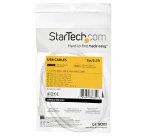 StarTech.com Câble de Charge Rapide USB-A vers USB-C de 1m, Robuste, Charge et Synchronisation, 3A, USB 2.0, Gaine TPE Blanche et Fibre d'Aramide - Cordon de Charge USB