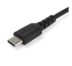 StarTech.com Câble de Charge Rapide USB-C de 1m, Robuste, Charge et Synchronisation, 60W (3A) PD, USB 2.0, Gaine TPE Noire et Fibre d'Aramide - Cordon de Charge USB C