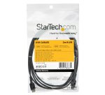 StarTech.com Câble de Charge Rapide USB-C de 2m, Robuste, Charge et Synchronisation, 60W (3A) PD, USB 2.0, Gaine TPE Noire et Fibre d'Aramide - Cordon de Charge USB C