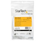 StarTech.com Cable de 2m de Carga USB C - de Carga Rápida y Sincronización USB 2.0 Tipo C a USB C para Portátiles - Revestimiento TPE de Fibra de Aramida M/M 60W Blanco - iPad Pro Surface