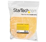 StarTech.com Ruban Auto Agrippant - Rouleau de 30,5 m pour Gestion de Câbles - Ruban Auto-Agrippant - Attaches Câble Ajustables - Sangles de Gestion de Câbles Auto-agrippantes et Réutilisables - Jaune
