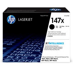 HP LaserJet Cartucho de tóner Original 147X negro de alta capacidad