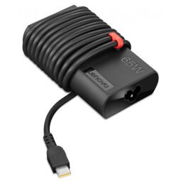 Lenovo 4X20V24678 adaptador e inversor de corriente Interior 65 W Negro