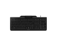 CHERRY SECURE BOARD 1.0 Clavier filaire, lecteur cartes à puce, noir, USB, AZERTY - FR