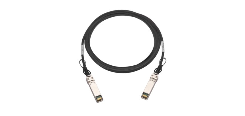 QNAP CAB-DAC30M-SFP28 cavo InfiniBand e in fibra ottica 3 m QSFP28 Nero