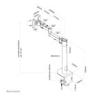 Neomounts FPMA-D960BLACKPLUS Support d'écran à fixer 10-49"