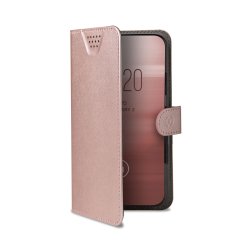 Celly Wally One XL mobile phone case 12.7 cm (5") Flip case Pink