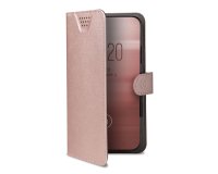 Celly Wally One XXXL mobile phone case 15.2 cm (6") Flip case Pink