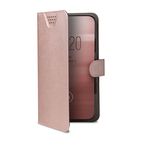 Celly Wally One XXL mobile phone case 14 cm (5.5") Flip case Pink