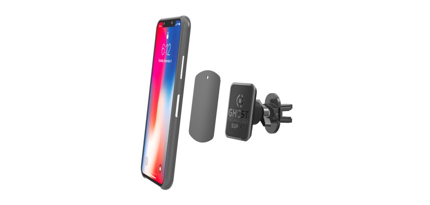 Celly Ghost Super Plus Soporte pasivo Teléfono móvil/smartphone Negro