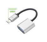 Celly PROUSBCUSBDS cable USB USB 3.2 Gen 1 (3.1 Gen 1) USB C USB A Plata