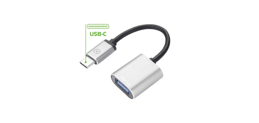 Celly PROUSBCUSBDS cable USB USB 3.2 Gen 1 (3.1 Gen 1) USB C USB A Plata