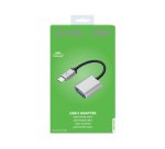 Celly PROUSBCUSBDS cable USB USB 3.2 Gen 1 (3.1 Gen 1) USB C USB A Plata