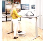 Porte-documents fellowes hana lt 5 niveaux reglage plateau  coulissant espace rangement   et chargement integre blanc