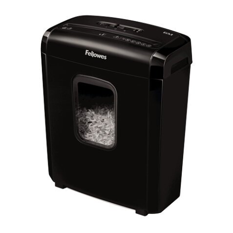 Fellowes Powershred 6M destructeur de papier Découpage par micro-broyage Noir