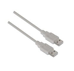 AISENS A101-0021 cable USB USB 2.0 1 m USB A Beige