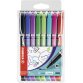 Stylo-feutre pointe moyenne - Pochette de 8 stylo-feutres - Coloris assortis