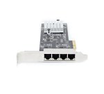StarTech.com Tarjeta PCI Express de Red Ethernet 4 Puertos NBASE-T 2,5G - NIC I225-V - Tarjeta de Red de 4 Puertos para Ordenador de Sobremesa - Tarjeta PCIe de Red LAN