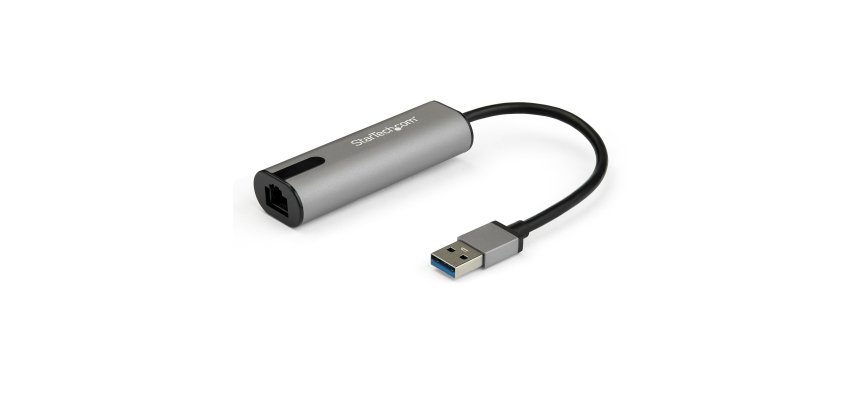 StarTech.com Adaptateur 2.5GbE USB-A vers Ethernet - NBASE-T NIC - Réseau Gigabit USB 3.0 Type A 2.5/1GbE Multi Speed - USB 3.1 pour PC vers RJ45 - Lenovo X1 Carbon/HP EliteBook/ZBook