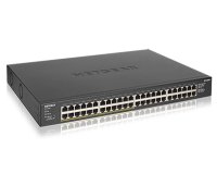 NETGEAR GS348PP Non-géré Gigabit Ethernet (10/100/1000) Connexion Ethernet, supportant l'alimentation via ce port (PoE) Noir
