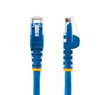 StarTech.com 50cm CAT6 Ethernet Cable - LSZH (Low Smoke Zero Halogen) - 10 Gigabit 250Mhz 100W PoE RJ45 10GbE UTP Network Patch Cord Snagless with Strain Relief - Blue, CAT 6, ETL Verified, 24AWG