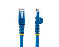 StarTech.com Câble Ethernet CAT6 7m - LSZH (Low Smoke Zero Halogen) - 10 Gigabit 250MHz 100W PoE RJ45 10GbE UTP Cordon de raccordement réseau sans accroc avec décharge de traction - Bleu, CAT 6, vérifié ETL, 24AWG