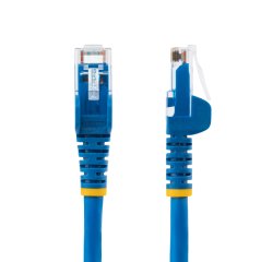 StarTech.com 5m CAT6 Ethernet Cable - LSZH (Low Smoke Zero Halogen) - 10 Gigabit 250Mhz 100W PoE RJ45 10GbE UTP Network Patch Cord Snagless with Strain Relief - Blue, CAT 6, ETL Verified, 24AWG