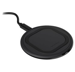 OtterBox Wireless Charging Pad 10W + EU Wall Charger 18W + USB A-Micro USB Cable, noir