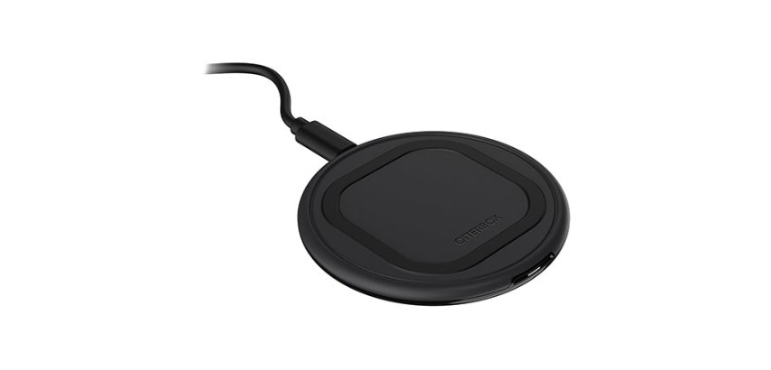 OtterBox Wireless Charging Pad 10W + EU Wall Charger 18W + USB A-Micro USB Cable, black
