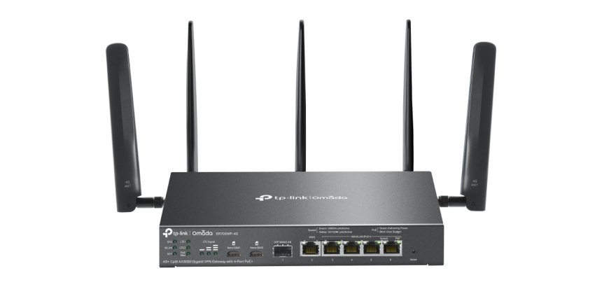 TP-Link ER706WP-4G routeur sans fil Gigabit Ethernet Bi-bande (2,4 GHz / 5 GHz) Noir