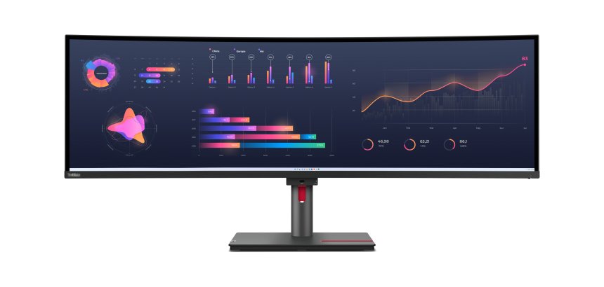 Pantalla monitor para PC 124,5 cm 49" Lenovo ThinkVision P49w-30 LED display 5120 x 1440 Pixeles DQHD Negro