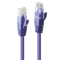 Lindy 48123 cavo di rete Viola 2 m Cat6 U/UTP (UTP)