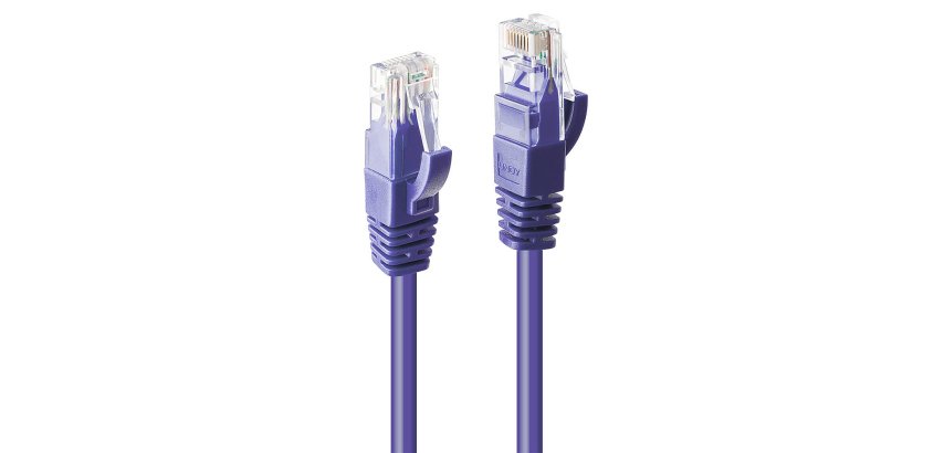 Lindy 48123 cavo di rete Viola 2 m Cat6 U/UTP (UTP)