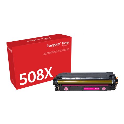 Everyday El tóner ™ Magenta de Xerox es compatible con HP 508X (CF363X), Capacidad alta