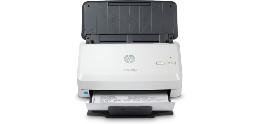 HP Scanjet Pro 3000 s4 Alimentation feuille à feuille de scanner 600 x 600 DPI A4 Noir, Blanc