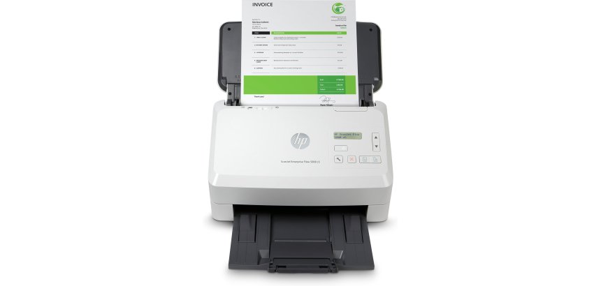 HP Scanjet Enterprise Flow 5000 s5 Alimentation feuille à feuille de scanner 600 x 600 DPI A4 Blanc