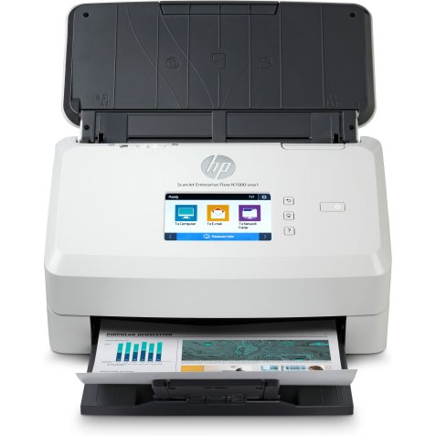 HP Scanjet Enterprise Flow N7000 Alimentation feuille à feuille de scanner 600 x 600 DPI A4 Blanc