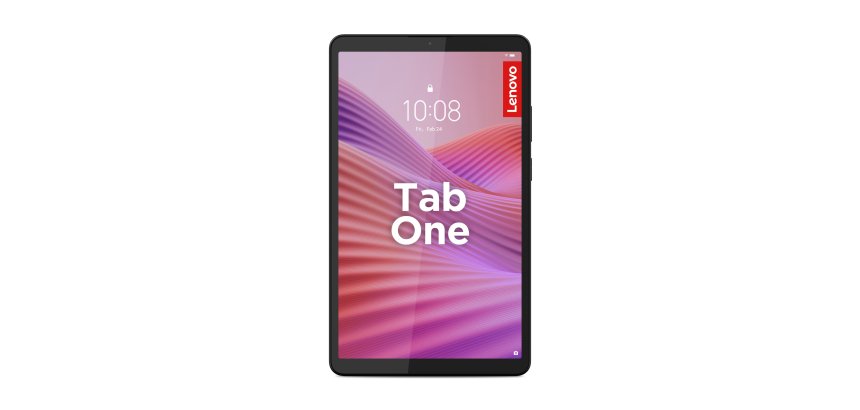 Lenovo Tab One - Display 8.7" HD (1340x800) IPS 480nits 60Hz - CPU MediaTek Helio G85 - RAM 4GB - Memoria 64GB eMMC - Grafica ARM Mali G52 MC2 - Connettività WiFi Slot MicroSD - Android 14 - Clear Case Inclusi