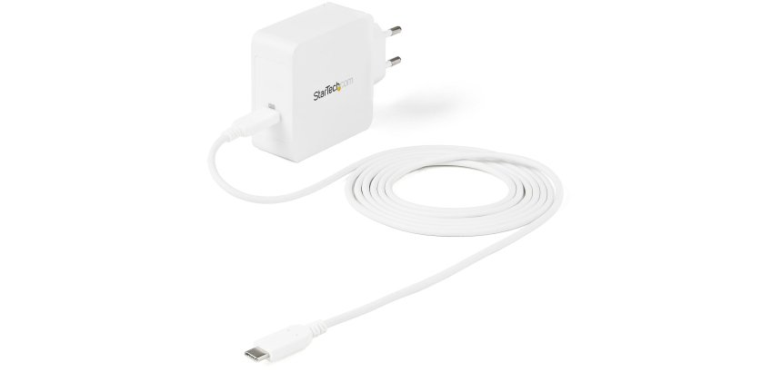 Chargeur universel mural USB C 60W PD StarTech.com pour ordinateur portable Dell XPS/Lenovo X1 Carbon/HP EliteBook/MacBook - Câble de 2 m