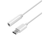 AISENS Conversor USB-C a audio estilo Apple, USB-C/M-Jack 3.5/H, Blanco, 15 cm