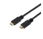 AISENS Cable HDMI V2.0 Premium alta velocidad / HEC 4k@60Hz 18Gbps con repetidor, A/M-A/M, Negro, 15 m