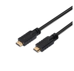 AISENS Cable HDMI V2.0 Premium alta velocidad / HEC 4k@60Hz 18Gbps con repetidor, A/M-A/M, Negro, 15 m