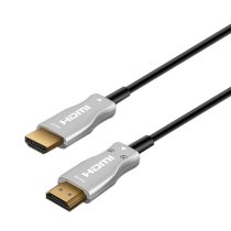 aisens cable hdmi v20 aoc premium alta velocidad  hec 4k60hz 18gbps am-am negro 50 m
