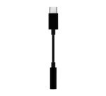 AISENS Conversor USB-C a audio estilo Apple, USB-C/M-Jack 3.5/H, Negro, 15 cm