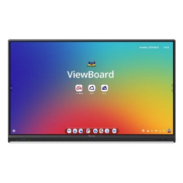 Viewsonic IFP7553 tableau blanc interactif 189,2 cm (74.5") 3840 x 2160 pixels Écran tactile Noir