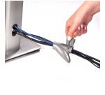 Fellowes CableZip Sol Tube flexible de câble Argent 1 pièce(s)