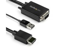 StarTech.com Câble adaptateur VGA vers HDMI - 2 m - 1080p - Audio USB - Alimenté par USB