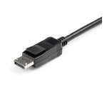 StarTech.com Câble Adaptateur HDMI vers DisplayPort de 2m - 4K 30Hz - M/M - Câble Convertisseur Actif HDMI 1.4 vers DP 1.2 avec Audio - Alimenté par USB - Mac & Windows - Laptop HDMI vers Écran DP
