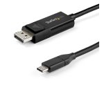 Cable USB-C a DisplayPort 1.4 - Bidireccional, 1 m, USB Tipo C, DisplayPort, Macho, Macho, Derecho